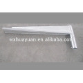 Q235,Q345,SS400,GR50,S235 steel outdoor lamp post and street lighting pole with single arm and double arm